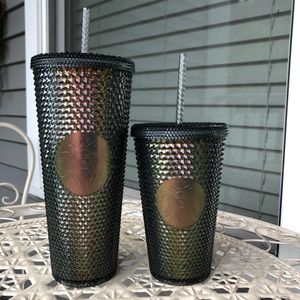 Venti + Grande Starbucks Black Unicorn Tumblers